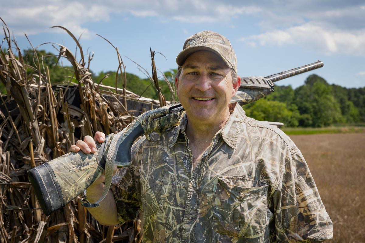 Johnny hunting on the Eastern Shore